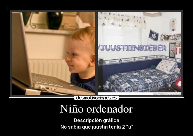 Niño ordenador -