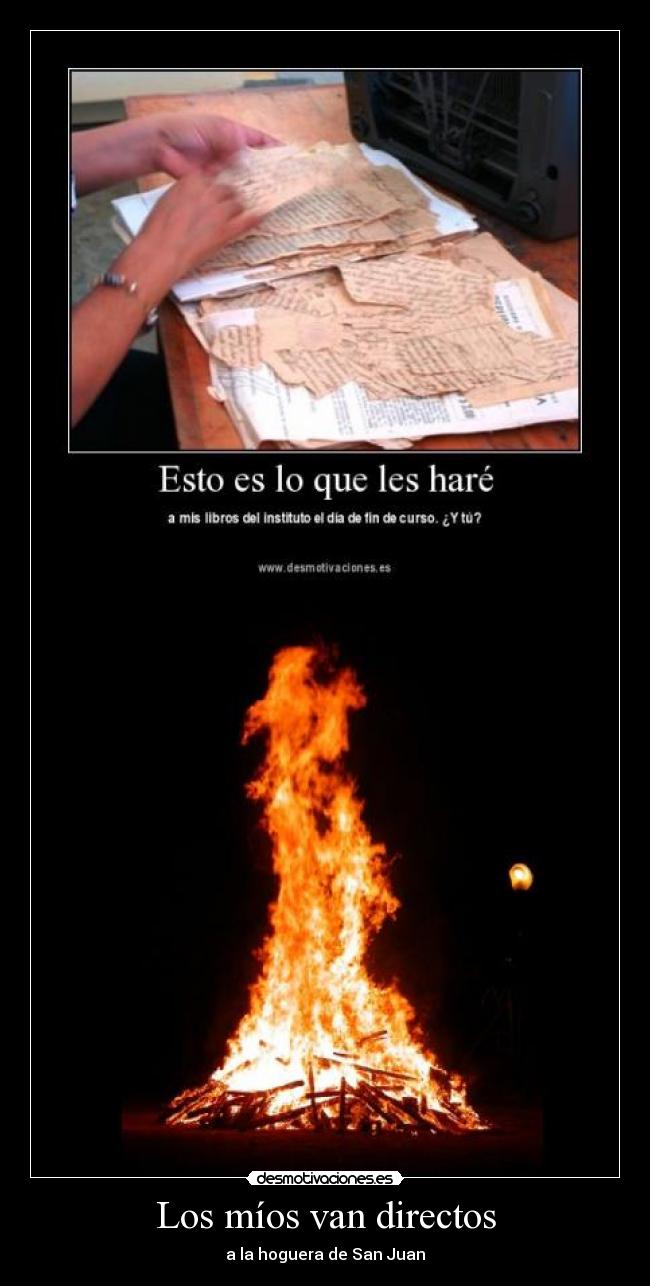 Los míos van directos -