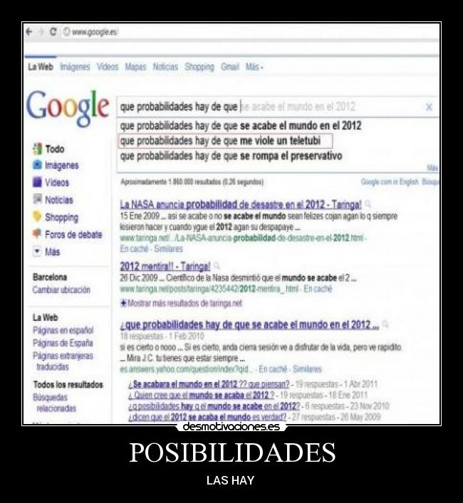 POSIBILIDADES -
