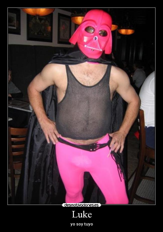 carteles gay darth vader luke star wars desmotivaciones