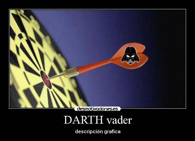 DARTH vader - descripción grafica