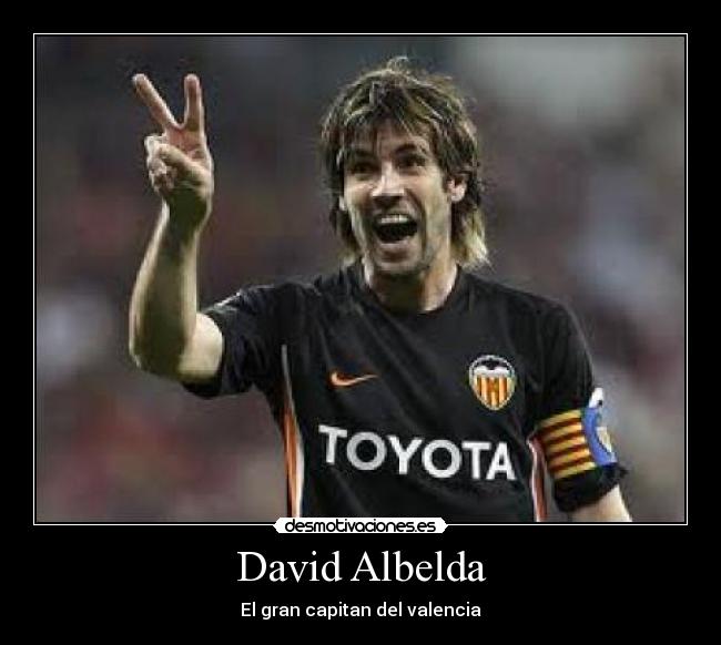 David Albelda - El gran capitan del valencia