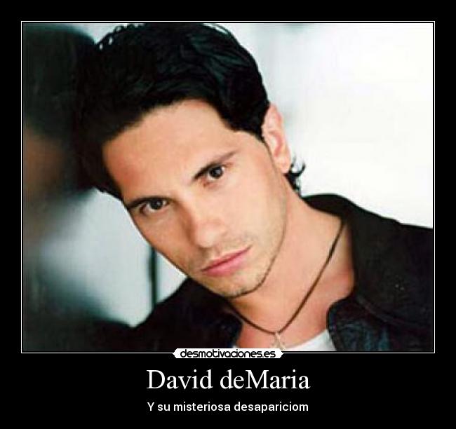 David deMaria - Y su misteriosa desapariciom