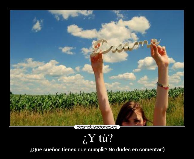 ¿Y tú? -