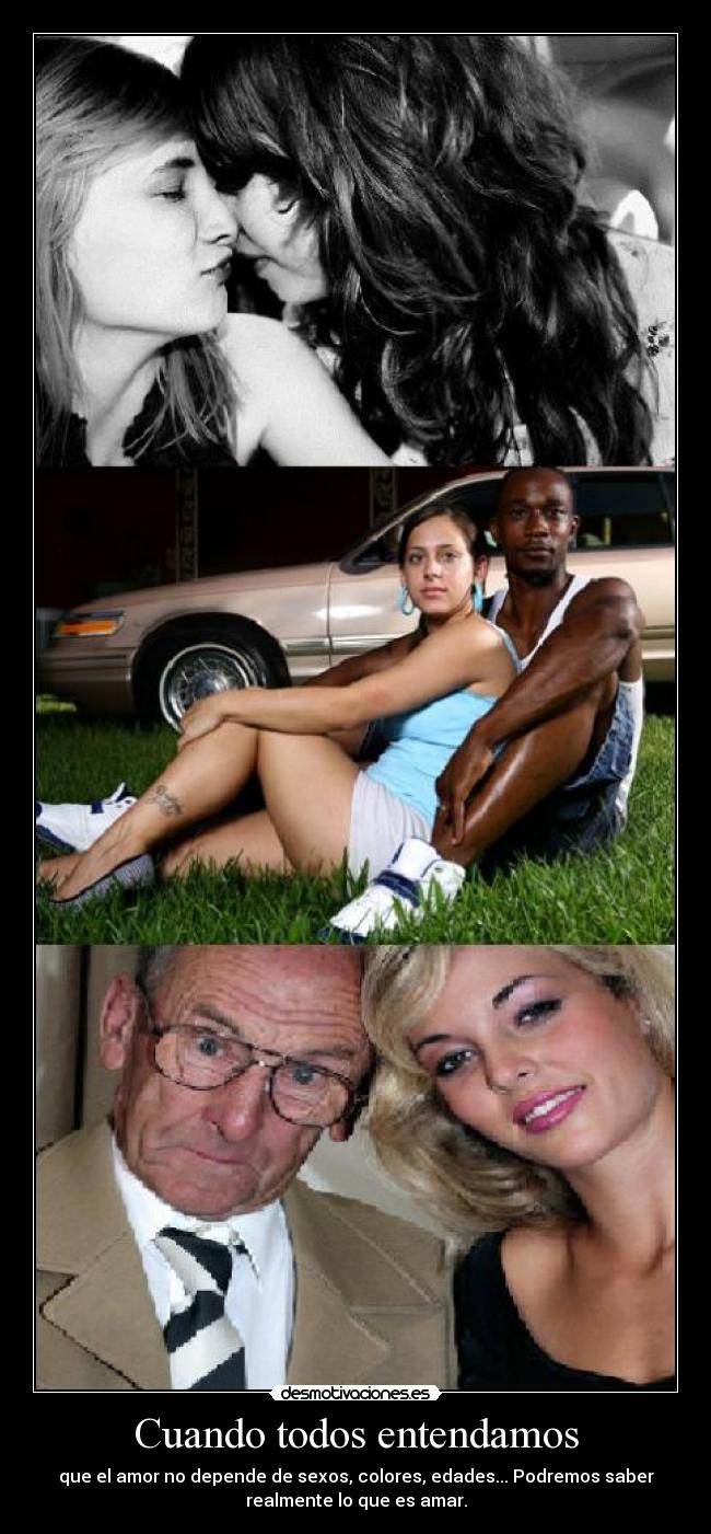 carteles sexos colores edades amar desmotivaciones
