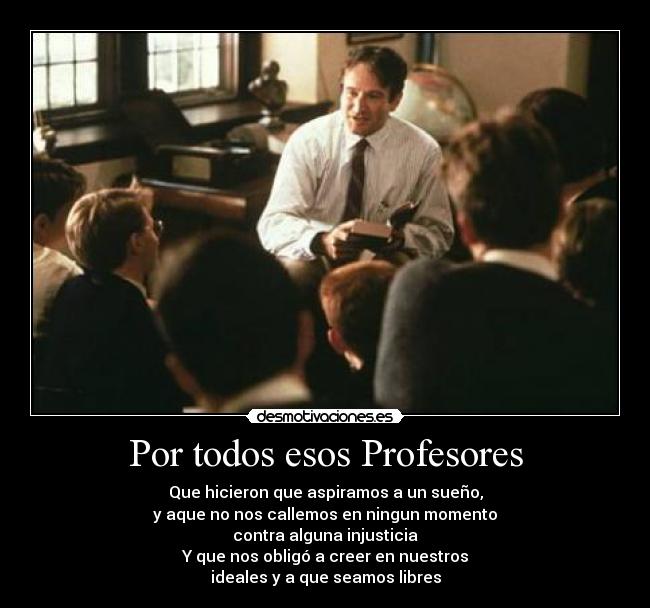 Por todos esos Profesores - 