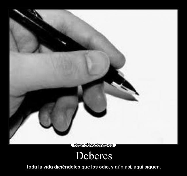 Deberes - 