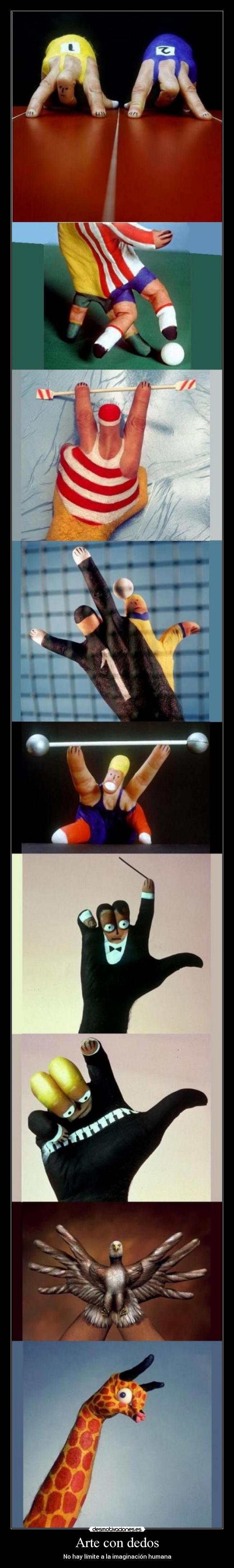 Arte con dedos -