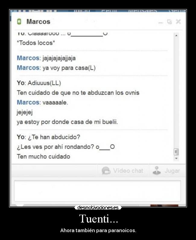 Tuenti... - Ahora también para paranoicos.