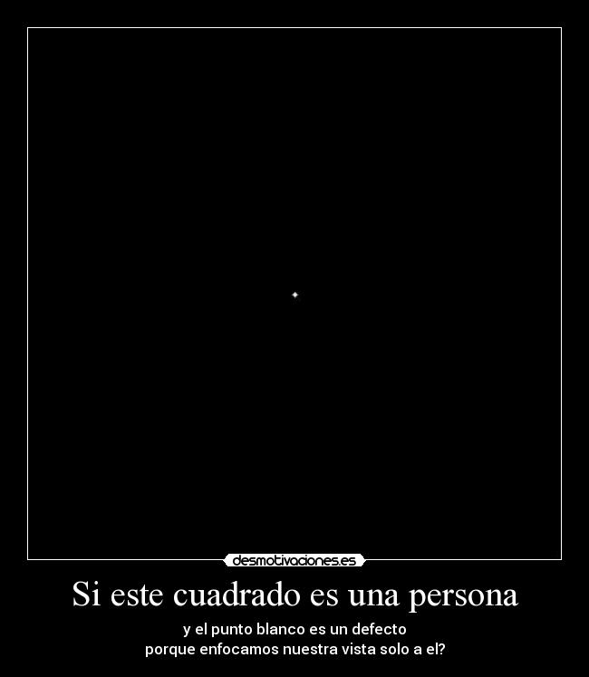 Si este cuadrado es una persona - 