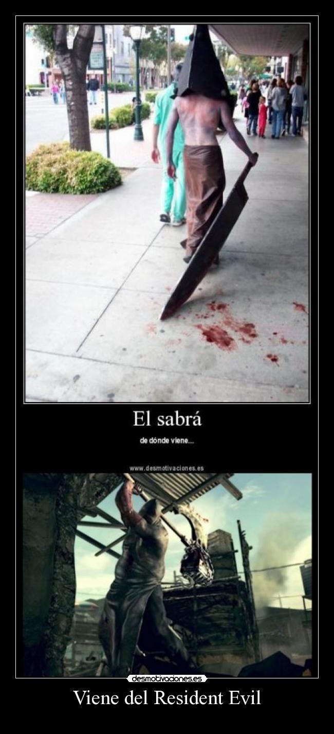 carteles resident evil tio acha desmotivaciones