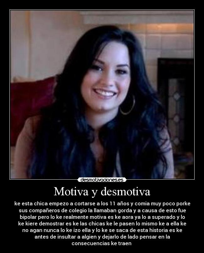 Motiva y desmotiva -