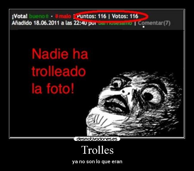 Trolles - ya no son lo que eran