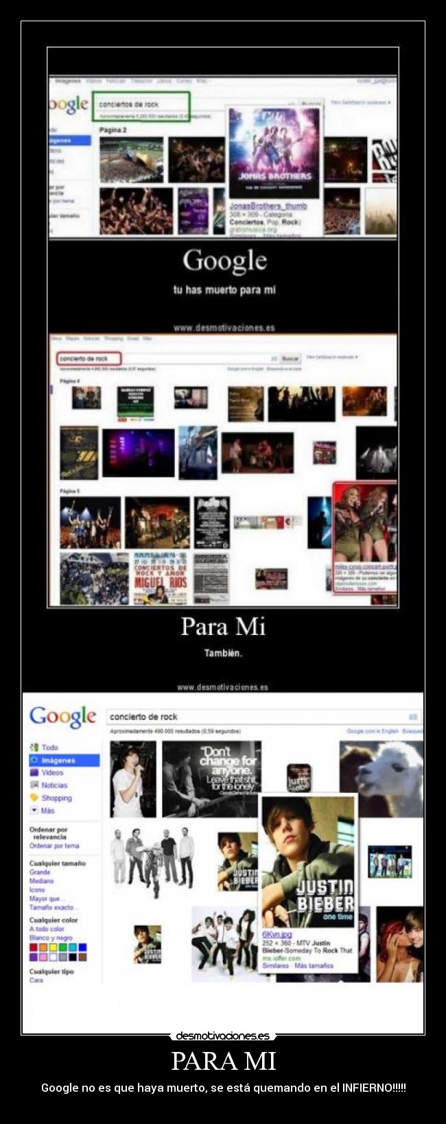 PARA MI - Google no es que haya muerto, se está quemando en el INFIERNO!!!!!