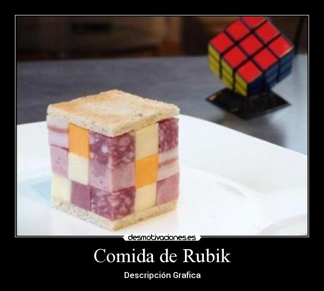 Comida de Rubik - Descripción Grafica