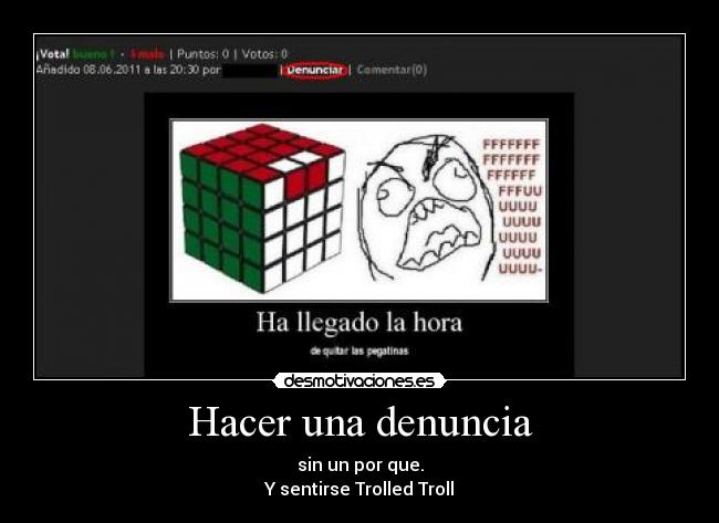 Hacer una denuncia -