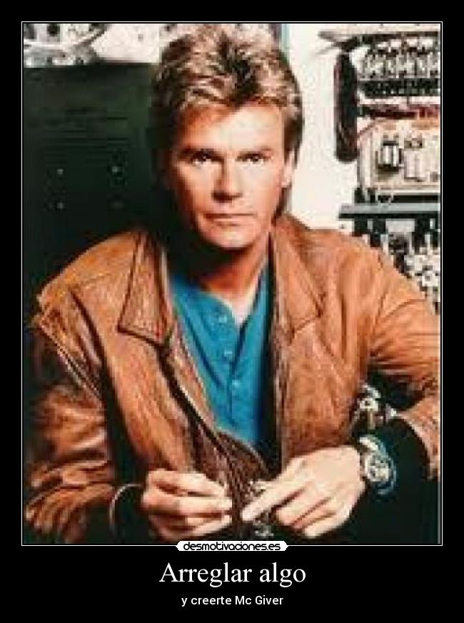 Arreglar algo -