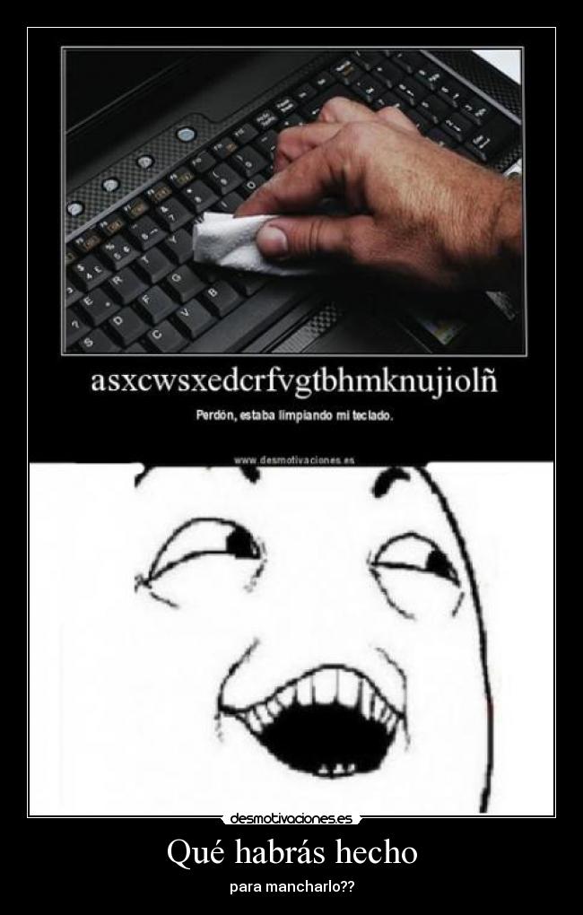 Qué habrás hecho -