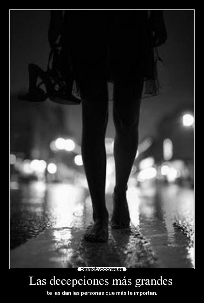 Las decepciones más grandes -