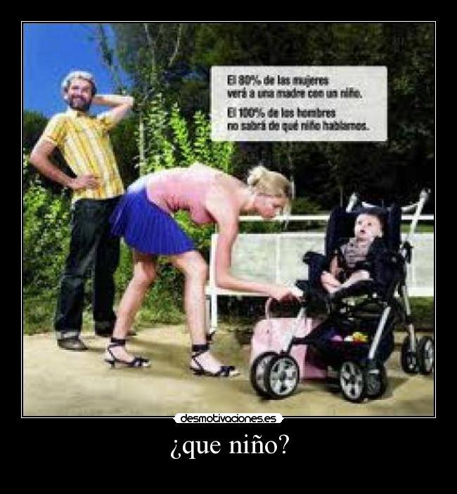 ¿que niño? -