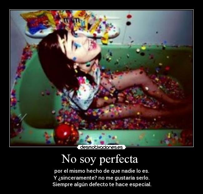 No soy perfecta  - 