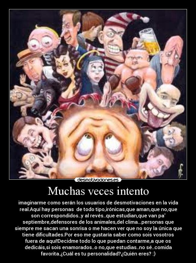 Muchas veces intento -