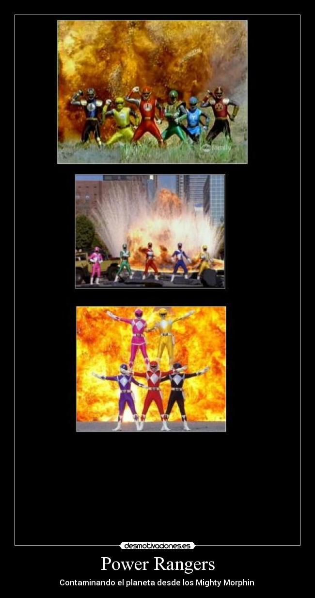 Power Rangers - Contaminando el planeta desde los Mighty Morphin