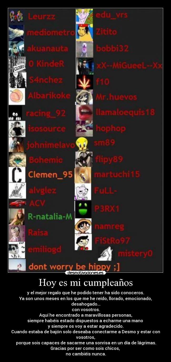 carteles us dedicatoria cumpleanos feliz desmotivaciones