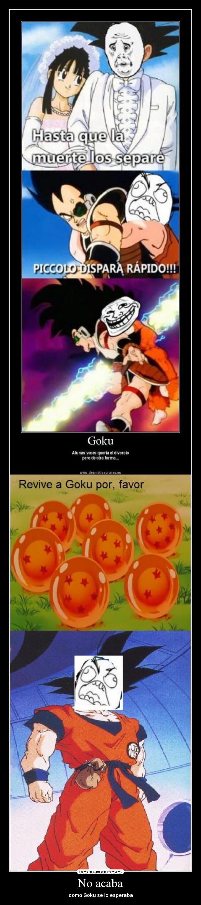 No acaba - como Goku se lo esperaba