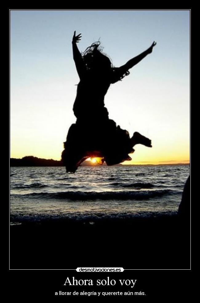 Ahora solo voy -