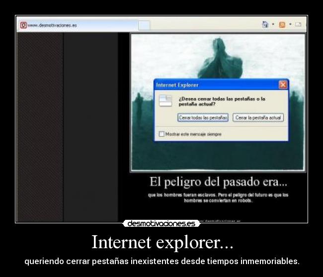 Internet explorer... -