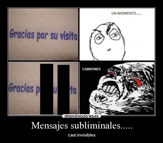 Mensajes subliminales..... - 