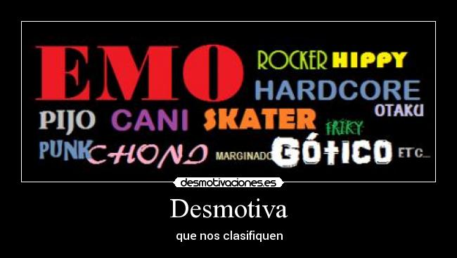 Desmotiva - que nos clasifiquen