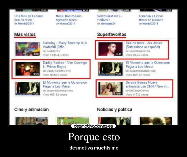 Porque esto - desmotiva muchísimo