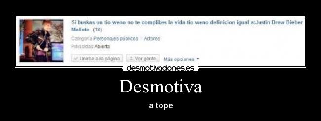 Desmotiva - a tope