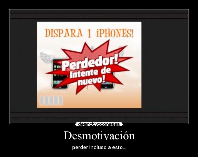 Desmotivación -