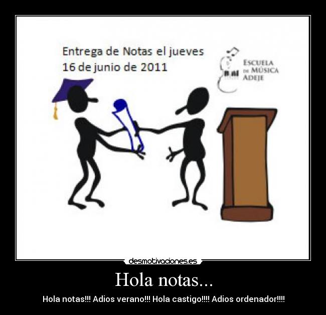 Hola notas... -