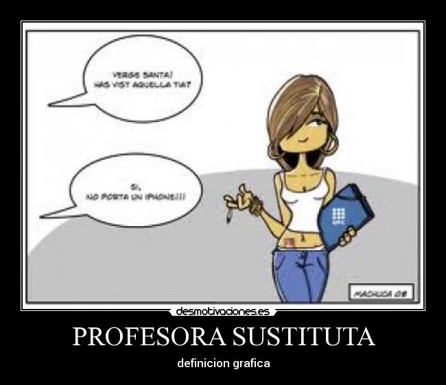 PROFESORA SUSTITUTA - definicion grafica