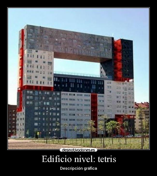 carteles edificio tetris desmotivaciones