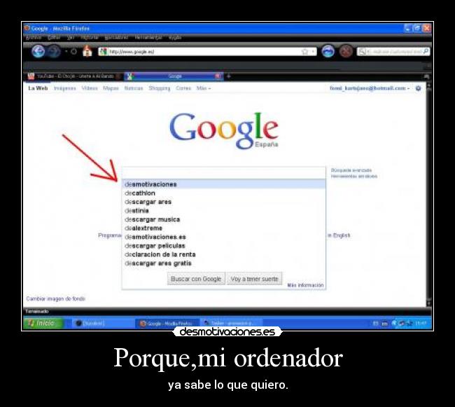 Porque,mi ordenador -