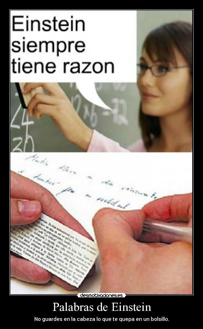 Palabras de Einstein -