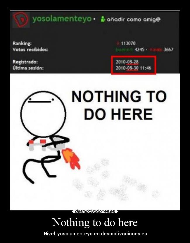 Nothing to do here - 