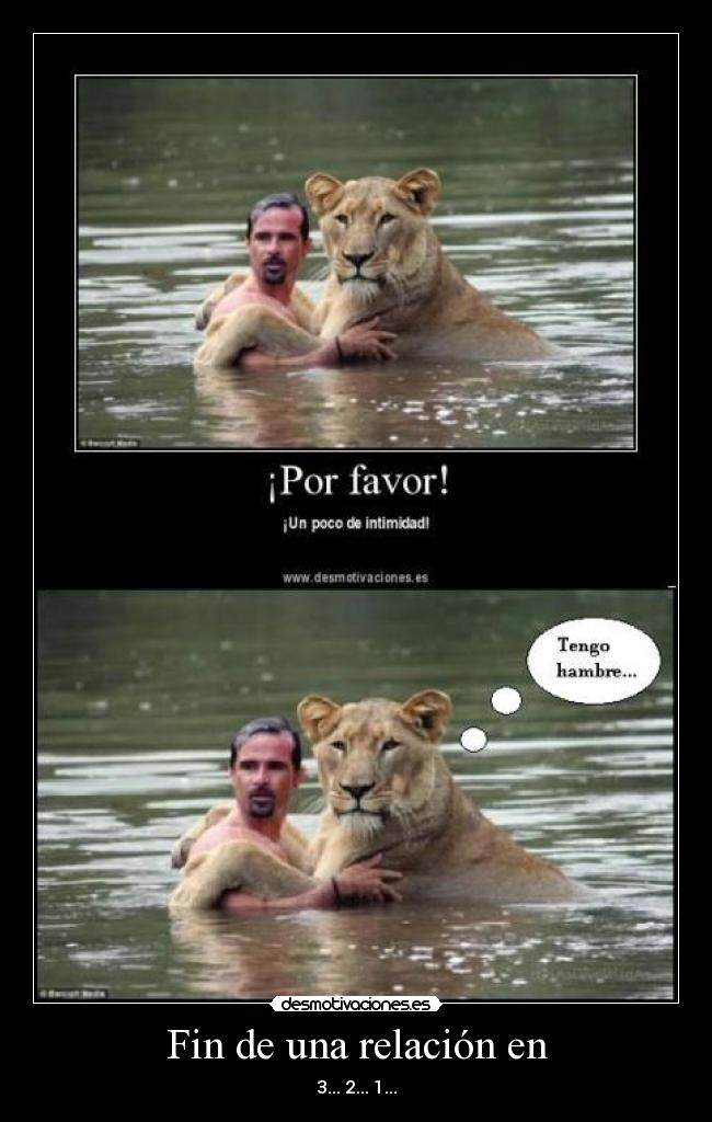 Fin de una relación en -