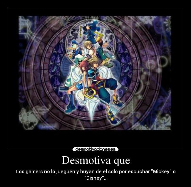 carteles kingdom hearts kh sora roxas kairi ps2 disney desmotivaciones