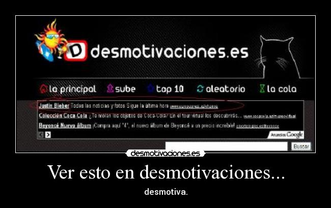 Ver esto en desmotivaciones... -