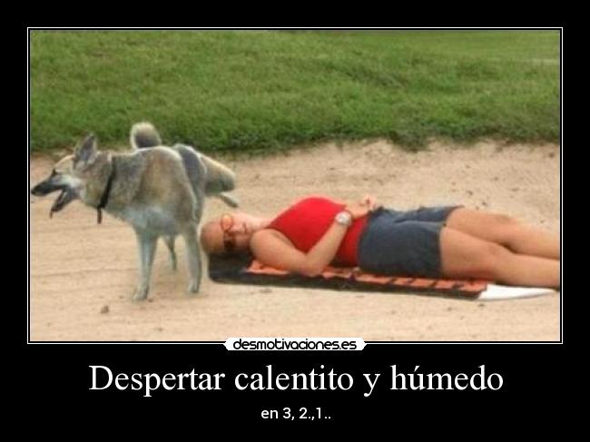 Despertar calentito y húmedo - en 3, 2.,1..