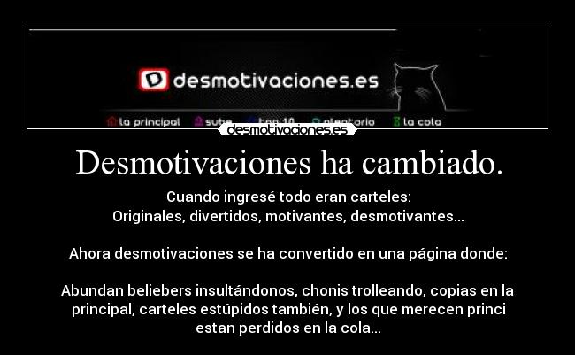 Desmotivaciones ha cambiado. - 