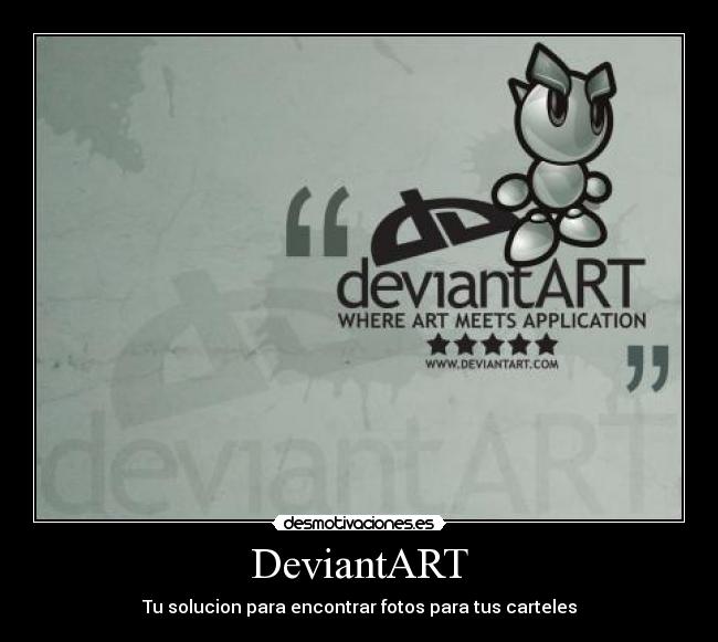 DeviantART - Tu solucion para encontrar fotos para tus carteles
