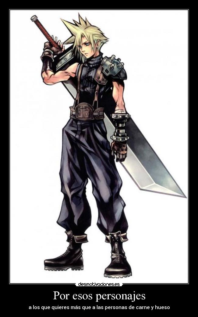 Por esos personajes -