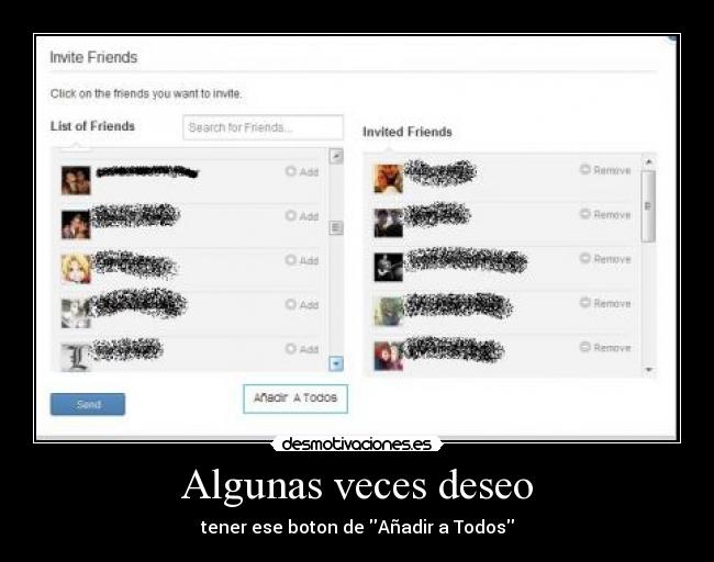 Algunas veces deseo - tener ese boton de Añadir a Todos